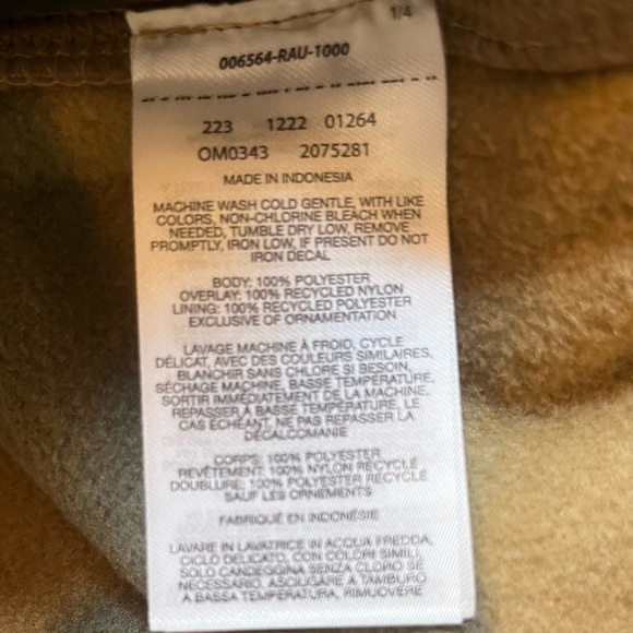 NWT MOUNTAIN HARDWARE MEN’S HiCamp FLEECE PRINTED PULLOVER IN CAMO. Size XL - Picture 8 of 10